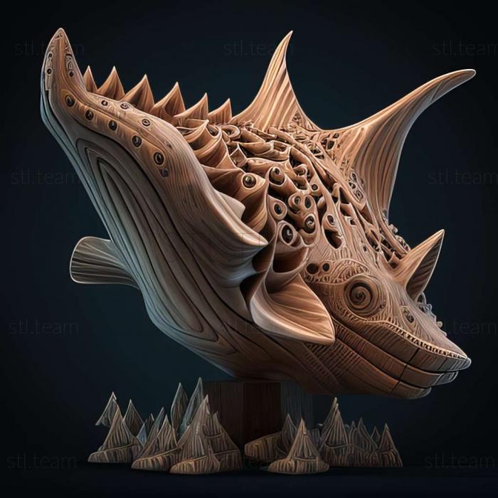 3D модель Rhinonyssus dobromiri (STL)